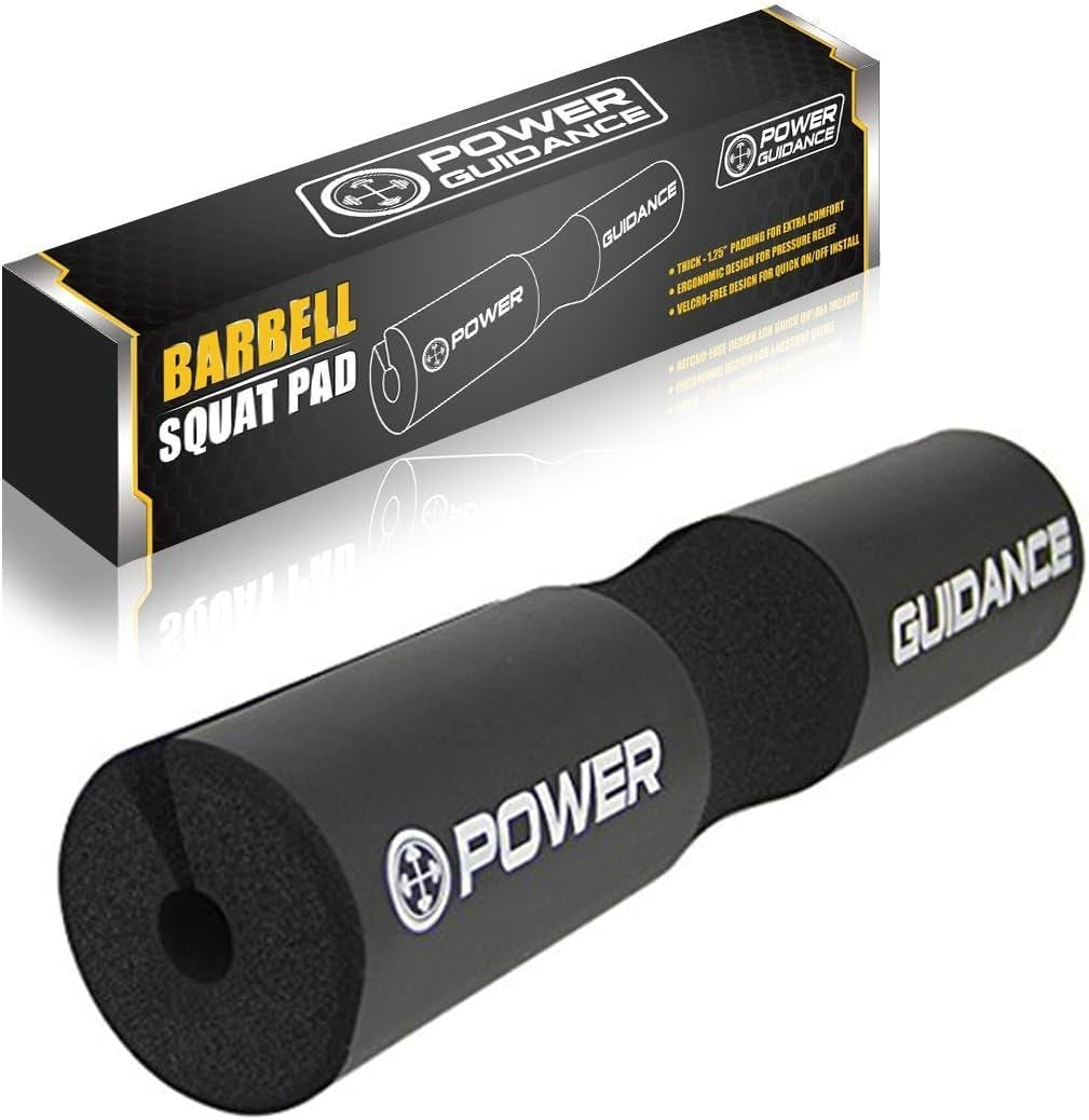 Ultimate Barbell Squat Pad for Neck & Shoulder Comfort - Perfect for Squats, Lunges, Hip Thrusts & Weight Lifting - Fits Standard & Olympic Bars!