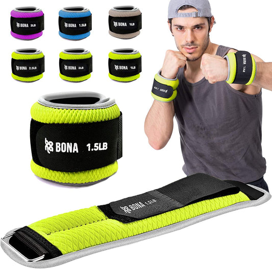 Adjustable Reflective Ankle Weights Set - 2-5lbs (1 Pair) for Walking, Jogging, and Gymnastics - Durable Strap Design for Men & Women