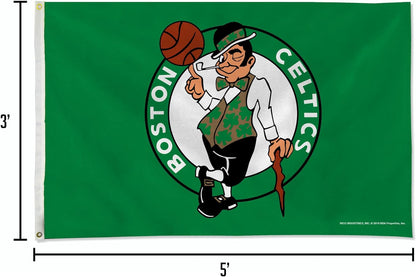 NBA 3' x 5' Single-Sided Banner Flag - Perfect for Home Décor, Indoor & Outdoor Use!