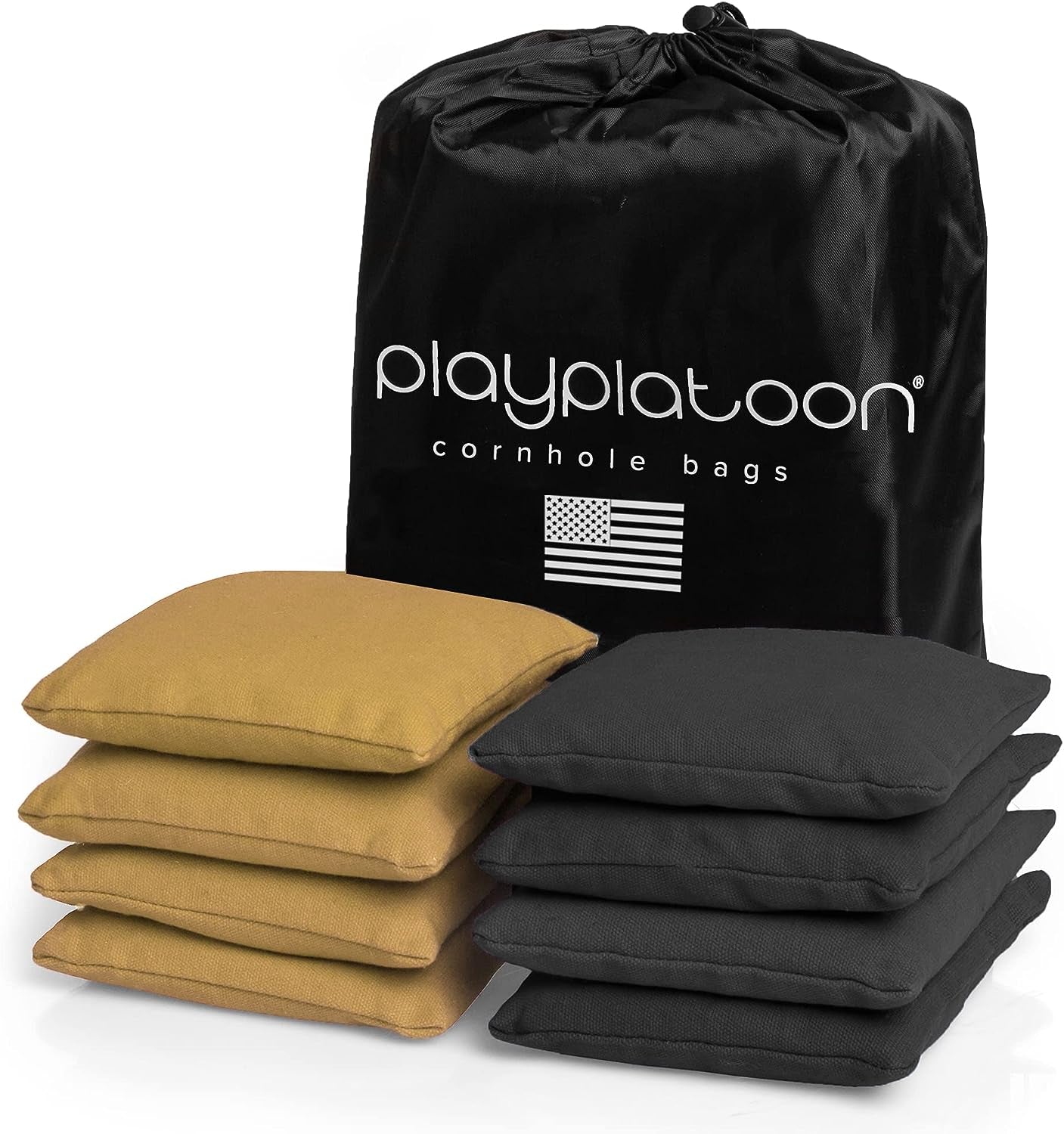 Premium Weather-Resistant Cornhole Bags - Set of 8 Official Size & Weight Bean Bags with Tote Bag for All-Weather Fun!