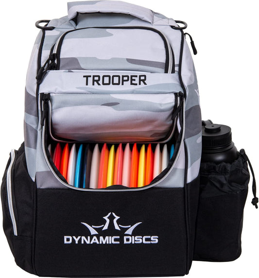 Trooper Disc Golf Backpack, Disc Golf Bag, Frisbee Golf Discs Set, Sports Bag, Lightweight & Durable, 18+ Disc Capacity